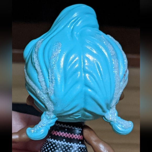 Blue-Haired Doll with Black and White Outfit - Picture 6 of 7